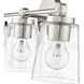 Lauryn 3 Light 22 inch Polished Nickel Vanity Light Wall Light
